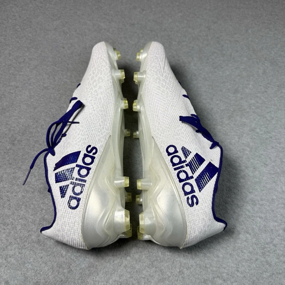 Adidas Adizero 5-Star 5.0 Football Cleats Mens 17 White/Purple Athletic‎ Sports